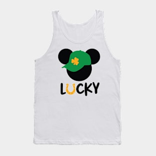 Lucky Hat St Patricks Day Tank Top